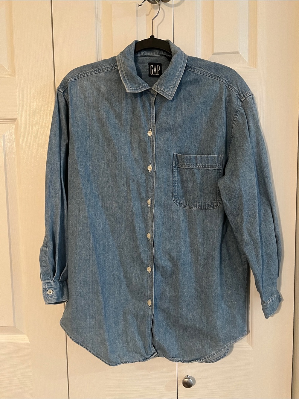 Vintage GAP Denim Button-Down Shirt - Men's Casual